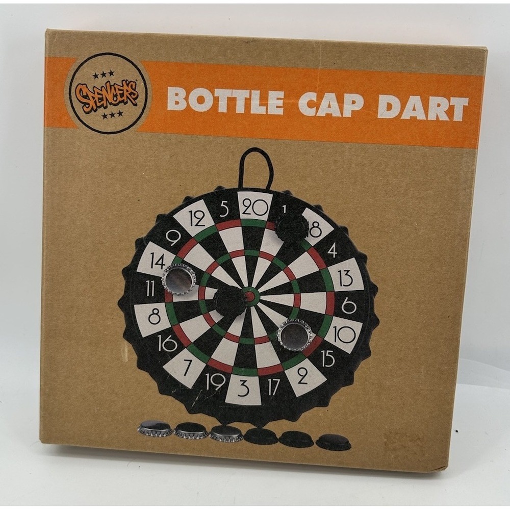 Spencers Bottle Cap Dart Game New In Pkg Game For Parties Celebrations Man Cave